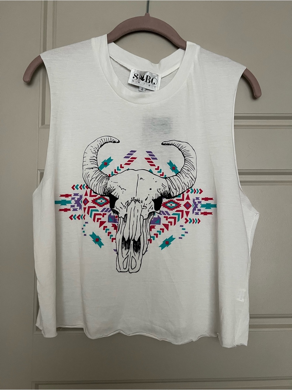Sabo skirt white crop top size 6